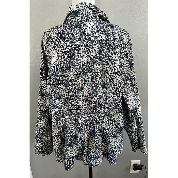 CJ Banks Lightweight Jacket Women’s 2X Long Sleeve Multicolor Full Zip Coat EUC - Picture 4 of 8